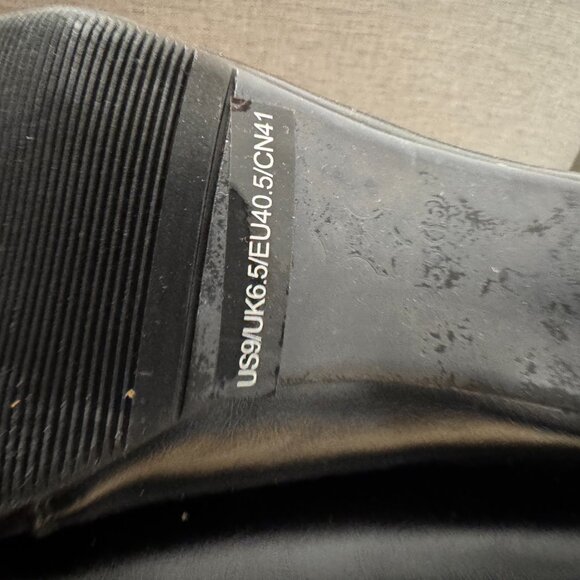 Dance and Sway Women's Black Leatherette Dance Shoes, Size 9 - Picture 11 of 11